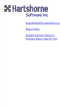 Mobile Screenshot of hartshornesoftware.com
